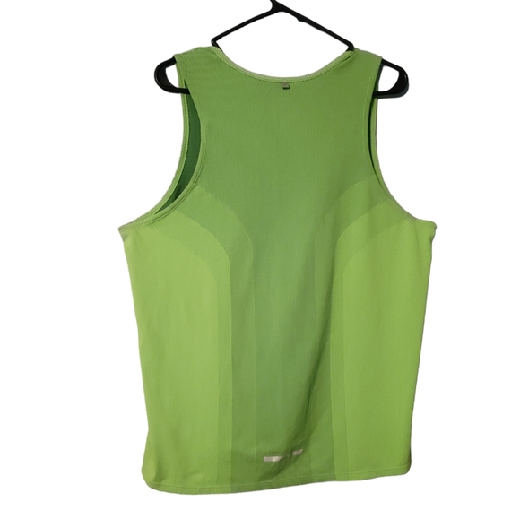 NIKE Vintage  Men's Running Training Sport Vest. Size L. Neon Green - Picture 3 of 6